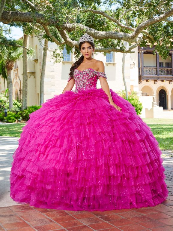 Quinceanera Collection 26081 1 Magenta1 Zayas Bridals